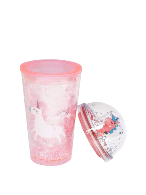 

POPLINS Kids Pink & White Printed Sipper Bottle 600 ml