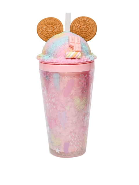 

POPLINS Blue & Pink Printed Sipper Tumbler 600ml