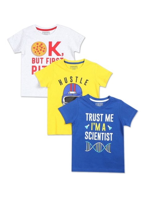 

Cherokee Boys Pack of 3 Assorted Pure Cotton Printed T-shirts