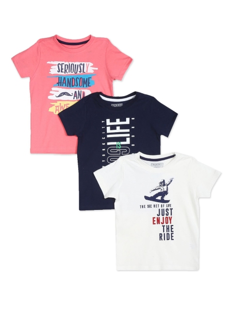 

Cherokee Boys Pack of 3 Assorted Printed T-shirts