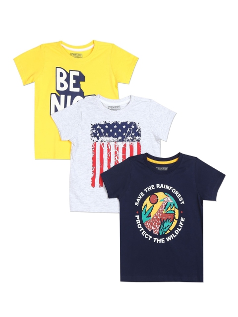 

Cherokee Boys Pack of 3 Assorted Printed T-shirts