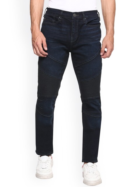 

True Religion Men Blue Comfort Slim Fit Pure Cotton Jeans