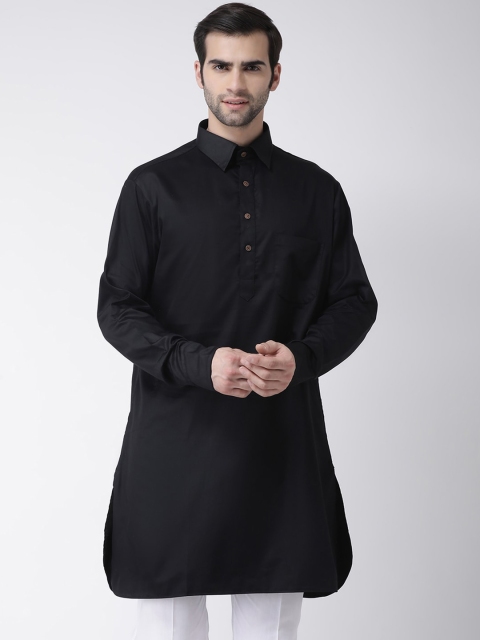 

SG LEMAN Men Black Pathani Kurta
