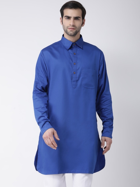 

SG LEMAN Men Blue Pathani Kurta