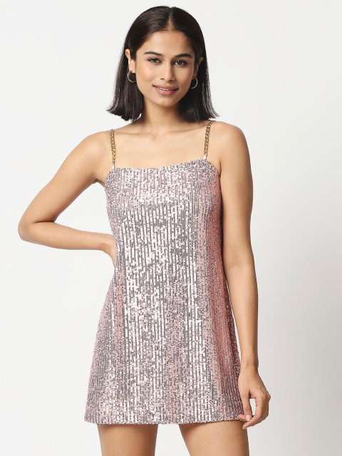 

20Dresses Woman Pink Embellished A-Line Mini Dress
