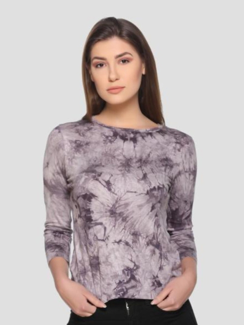 

armure Grey Tie and Dye Top