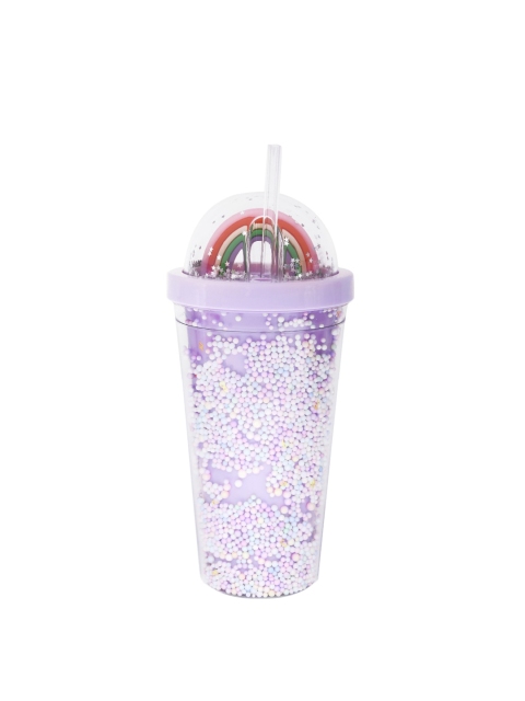 

POPLINS Kids Purple Printed Sipper Bottle