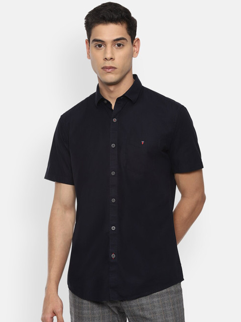 

Louis Philippe Sport Men Navy Blue Slim Fit Casual Shirt