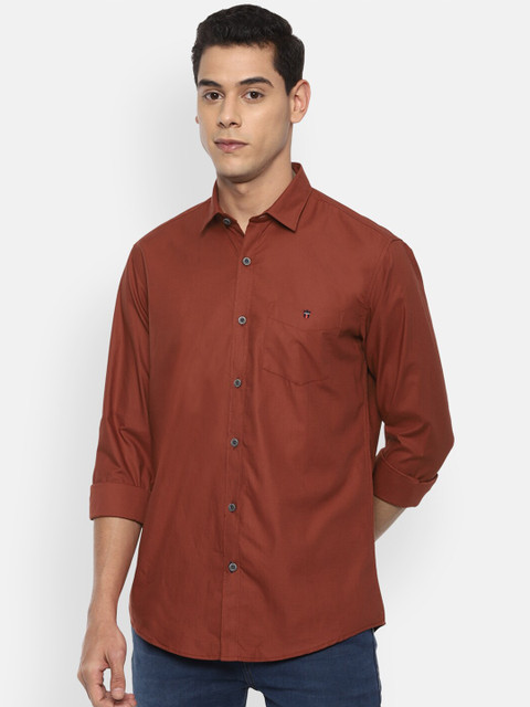 

Louis Philippe Sport Men Maroon Slim Fit Casual Shirt