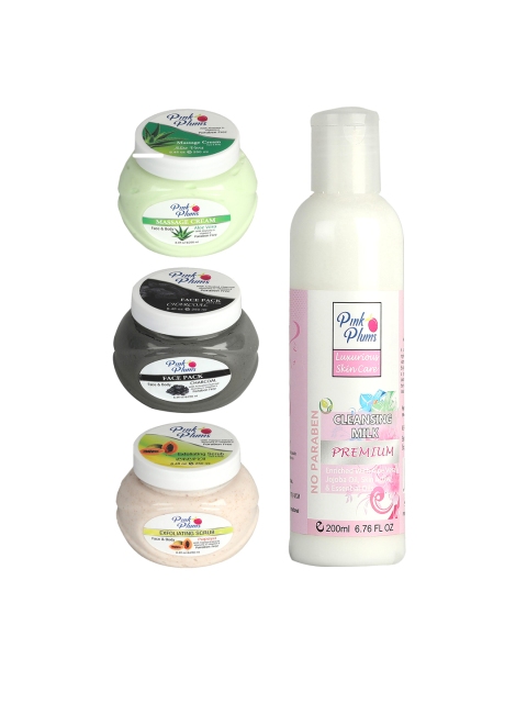 

Pink Plums Paraben Free Face & Body Massage Creams, Multi