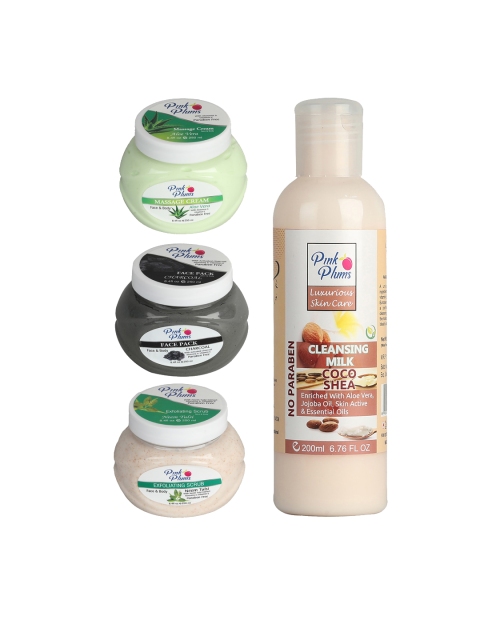 

Pink Plums Multi Set of 4 Facial Kit