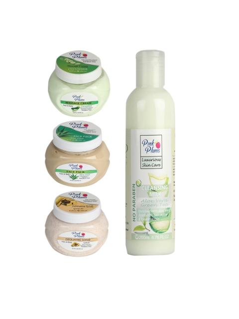 

Pink Plums Cucumber Gold Facial Kit, Multi