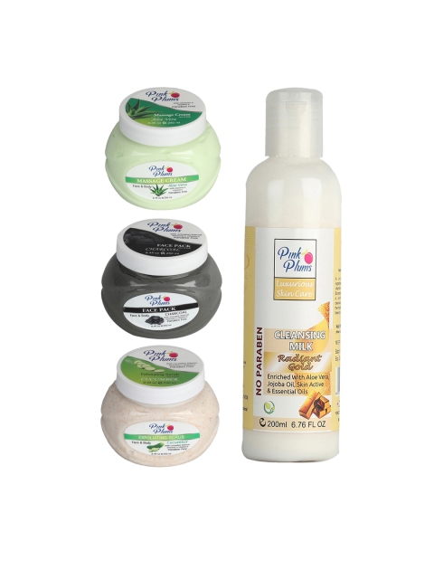 

Pink Plums Multi Set of 4 Facial Kit