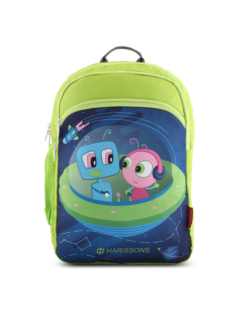 

Harissons Unisex Grey & Pink Backpack