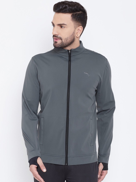 

JUMP USA Men Grey Sporty Jacket