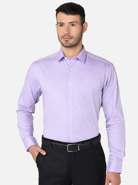 

Oxemberg Men Purple Classic Formal Shirt