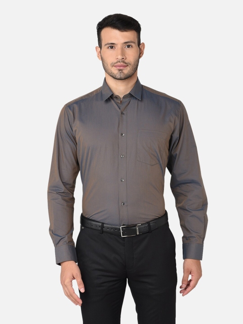 

Oxemberg Men Grey Classic Formal Shirt