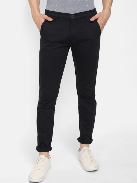 

V2 Value & Variety Men Navy Blue Trousers