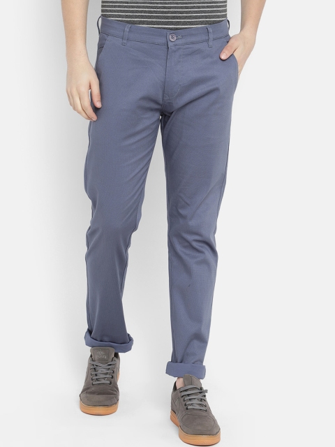 

V2 Value & Variety Men Blue Solid Regular Fit Chinos