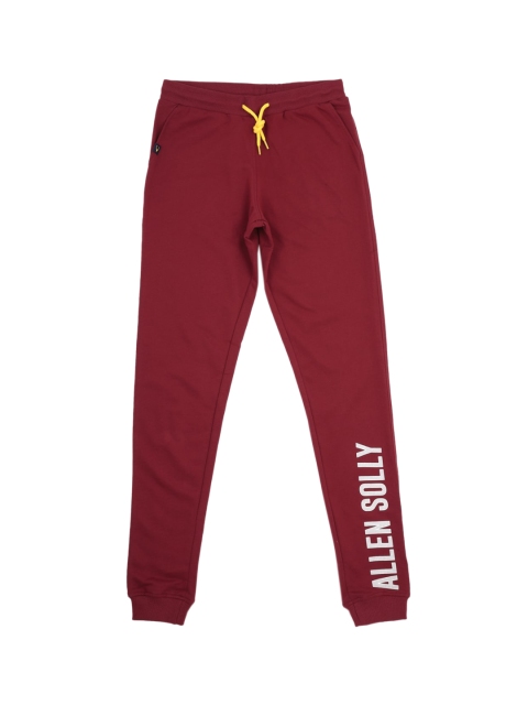 

Allen Solly Junior Boys Red Pure Cotton Joggers Trousers
