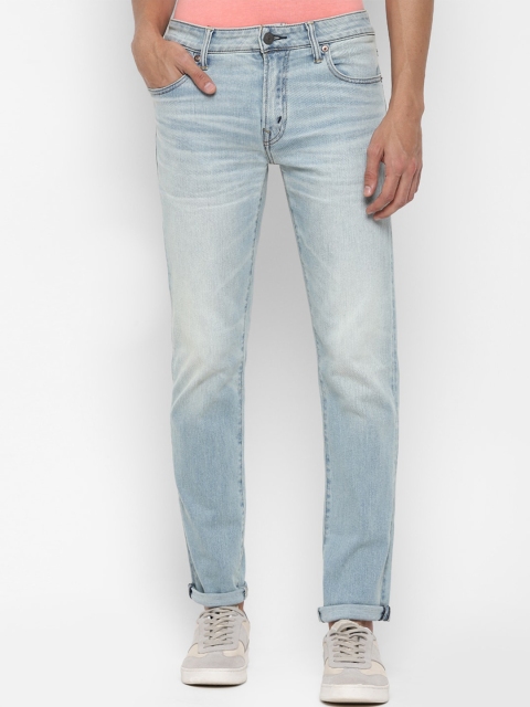 

AMERICAN EAGLE OUTFITTERS Men Blue Slim Fit Heavy Fade Jeans