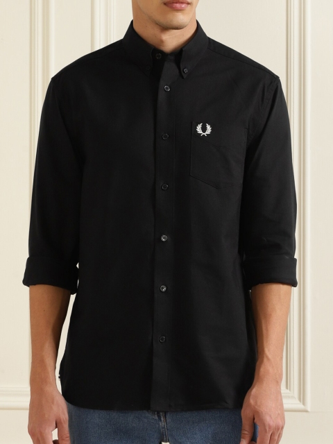 

Fred Perry Men Black Formal Shirt
