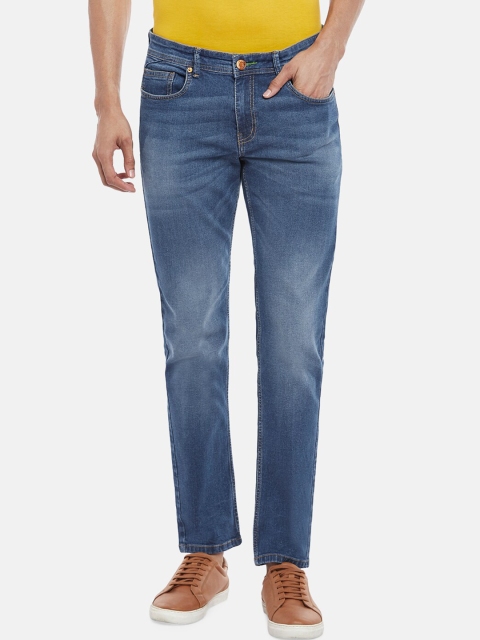 

People Men Blue Slim Fit Heavy Fade Jeans