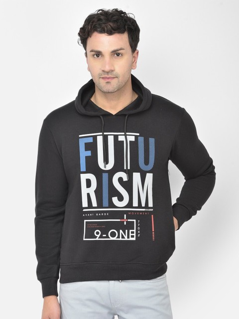 

COBB Men Black Printed Sweatshirt