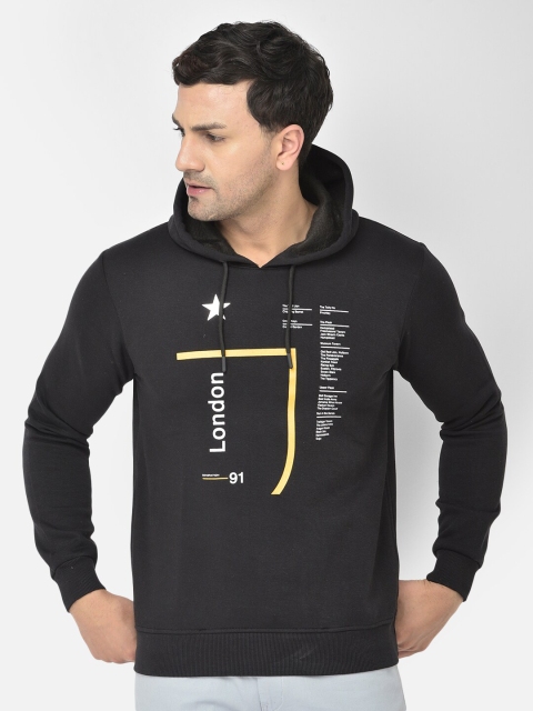 

COBB Men Black Printed Sweatshirt