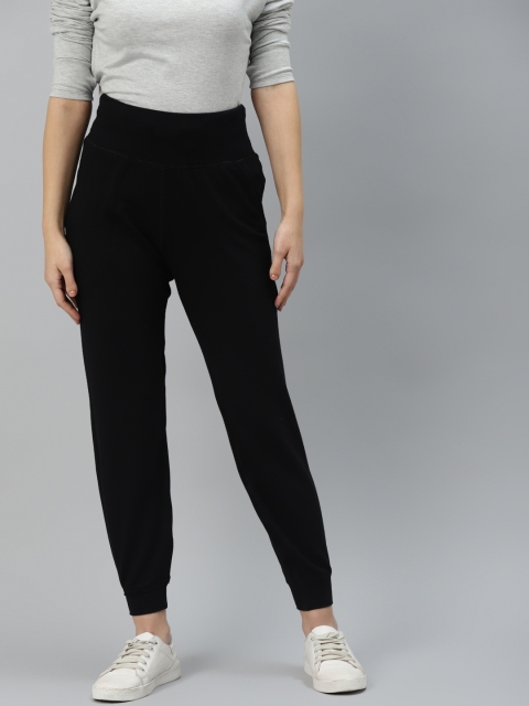

Marks & Spencer Women Black Regular Fit Track Pants