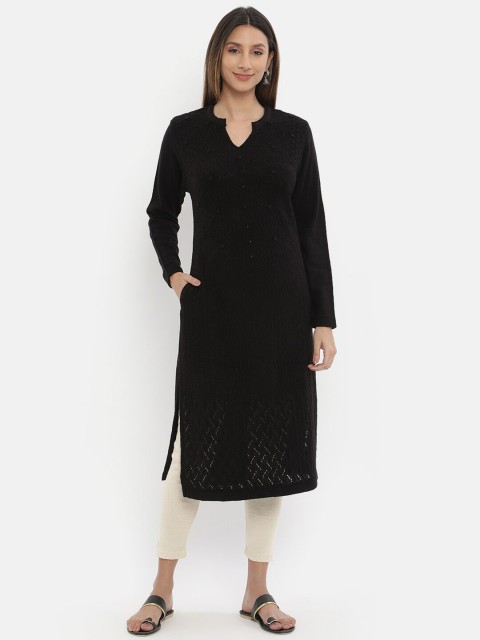 

V2 Value & Variety Women Black Kurta