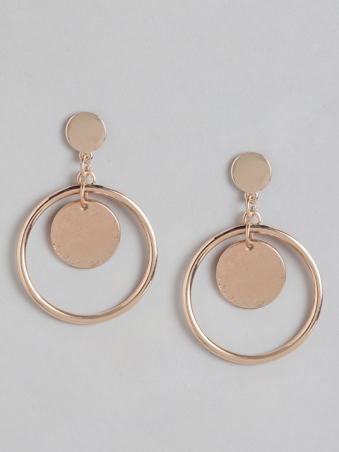 

Forever New Rose Gold Plated Circular Drop Earrings