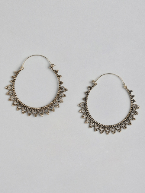 

Forever New Gold-Toned Circular Hoop Earrings