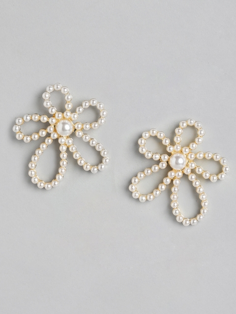 

Forever New Gold-Plated Floral Studs Earrings