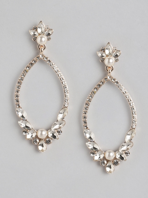 

Forever New Silver-Plated Geometric Drop Earrings