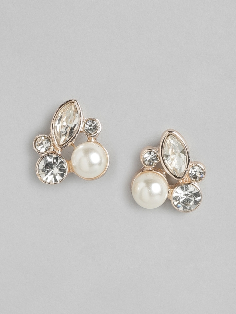 

Forever New Rose Gold Plated Floral Studs Earrings