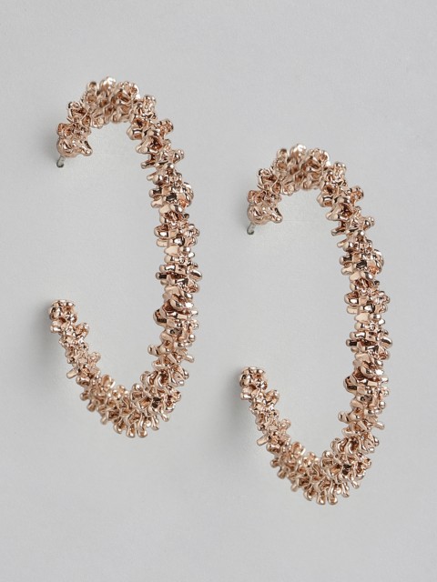 

Forever New Rose Gold Plated Circular Hoop Earrings