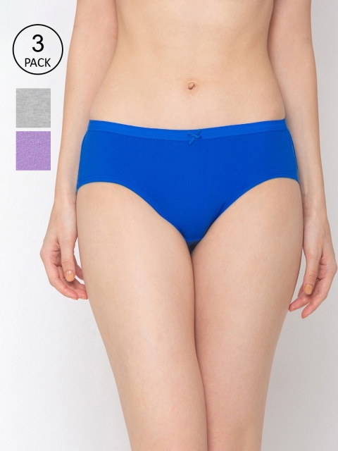 

Candyskin Women Assorted Pack of 3 Hipster Briefs