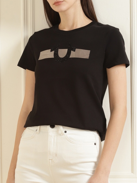 

True Religion Black Print Top