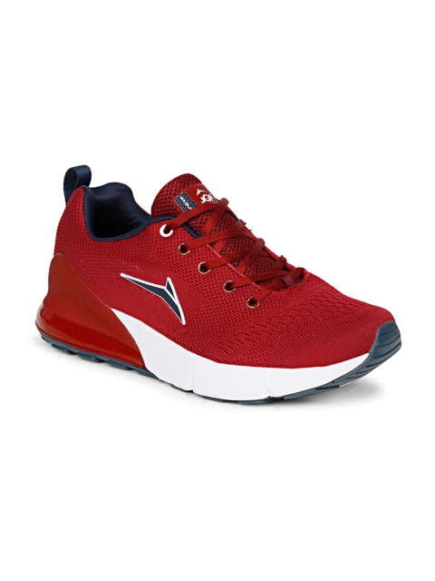 

JQR Men Maroon Mesh Running Shoes