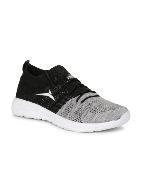 

JQR Men Black Mesh Running Shoes