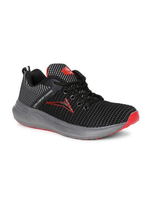 

JQR Men Black Mesh Running Shoes