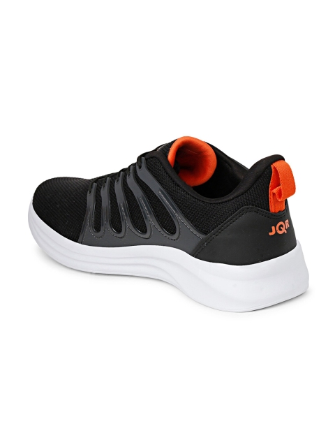 

JQR Men Black Mesh Running Shoes