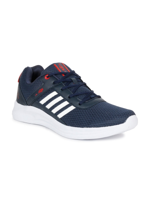 

JQR Men Navy Blue Mesh Running Shoes