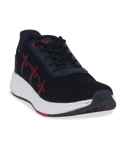 

JQR Men Navy Blue Mesh Running Shoes