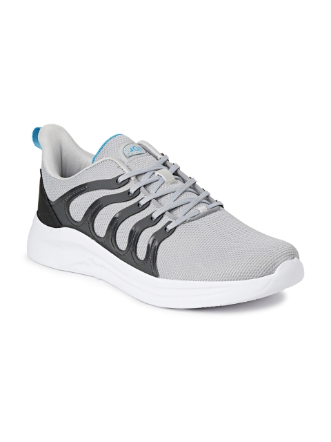 

JQR Men Grey Mesh Running Shoes