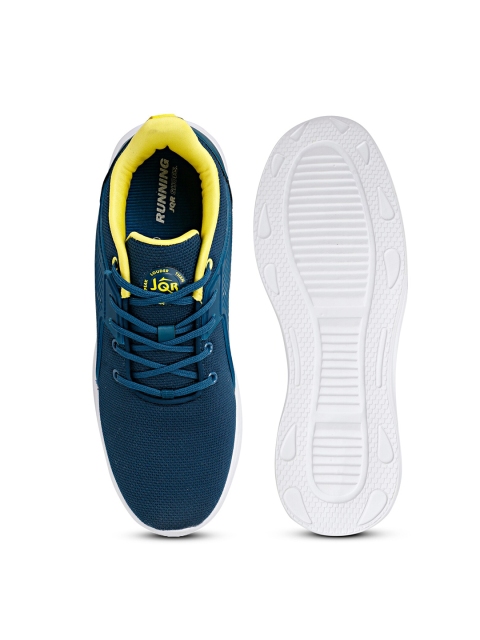 

JQR Men Green Mesh Running Shoes