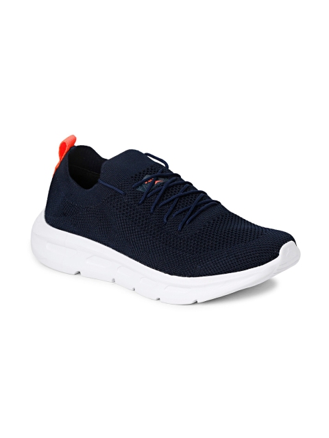 

JQR Men Navy Blue Mesh Running Shoes