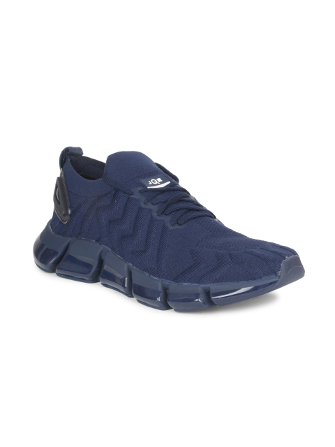 

JQR Men Navy Blue Mesh Running Shoes