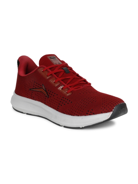 

JQR Men Maroon Mesh Running Shoes